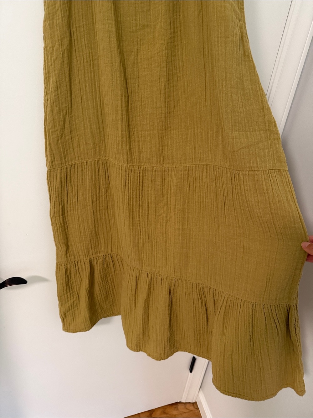 Pact Organic Cotton Gauze Tiered Midi Dress - Picture 12 of 13